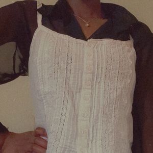 Spaghetti Strap Cottage-core Top